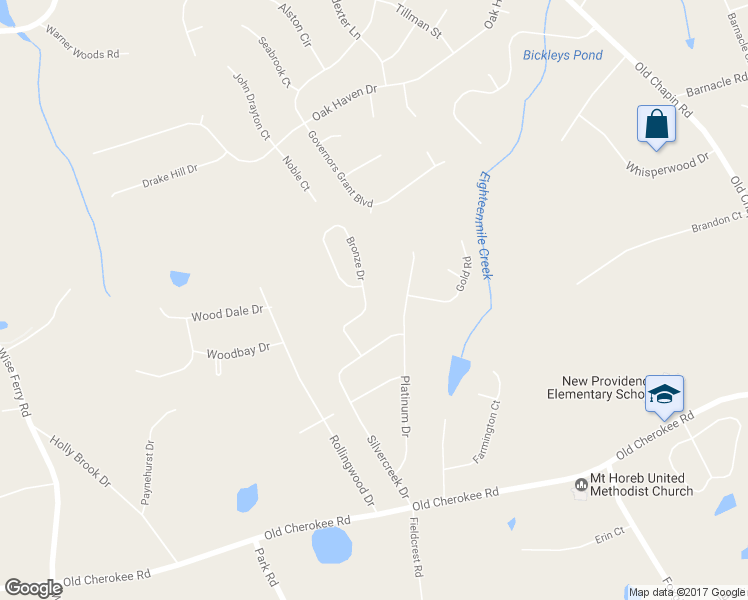 map of restaurants, bars, coffee shops, grocery stores, and more near 232 Bronze Drive in Lexington