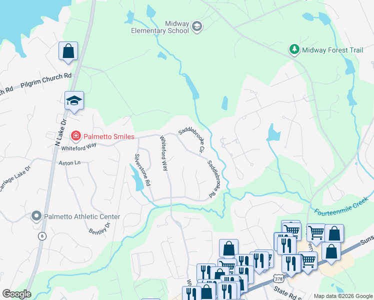 map of restaurants, bars, coffee shops, grocery stores, and more near 141 Saddlebrooke Road in Lexington