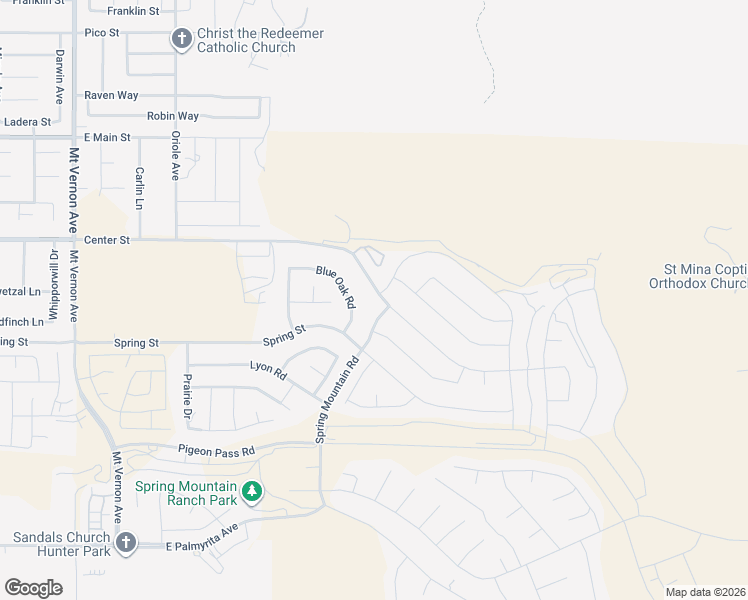 map of restaurants, bars, coffee shops, grocery stores, and more near 20731 Center Street in Riverside