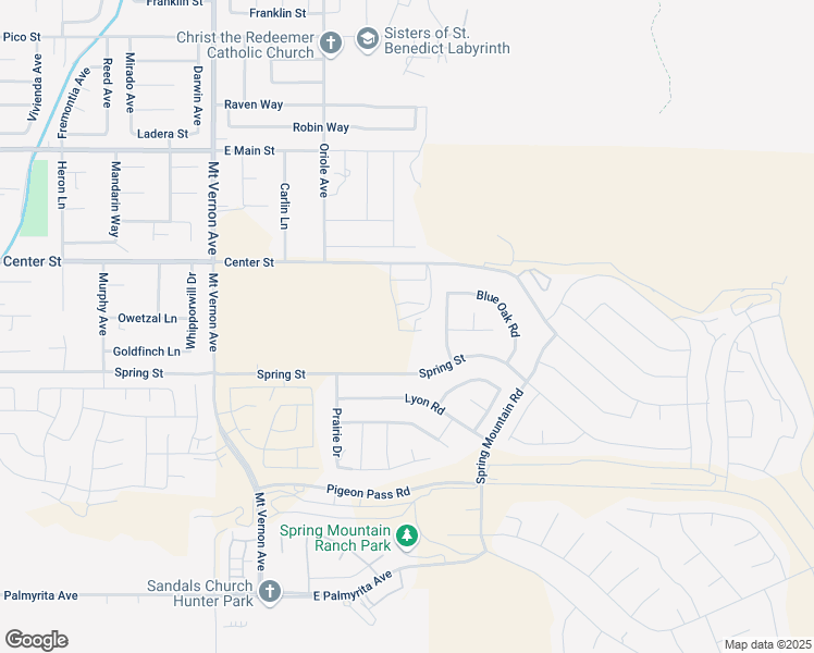 map of restaurants, bars, coffee shops, grocery stores, and more near 7398 Autumn Gold Court in Riverside