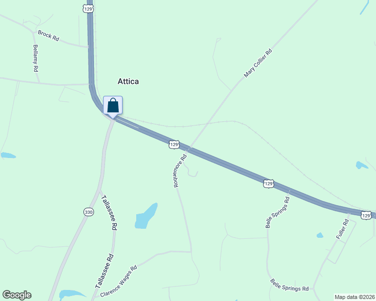 map of restaurants, bars, coffee shops, grocery stores, and more near 2 Roquemore Road in Athens