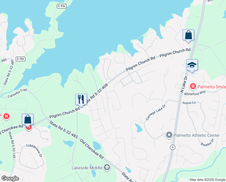 map of restaurants, bars, coffee shops, grocery stores, and more near 428 Plymouth Pass Drive in Lexington