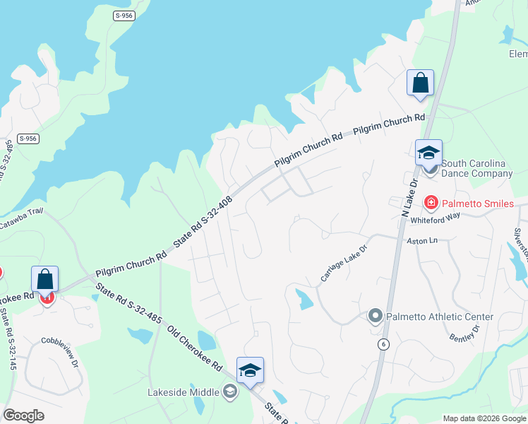 map of restaurants, bars, coffee shops, grocery stores, and more near 209 Settlers Court in Lexington