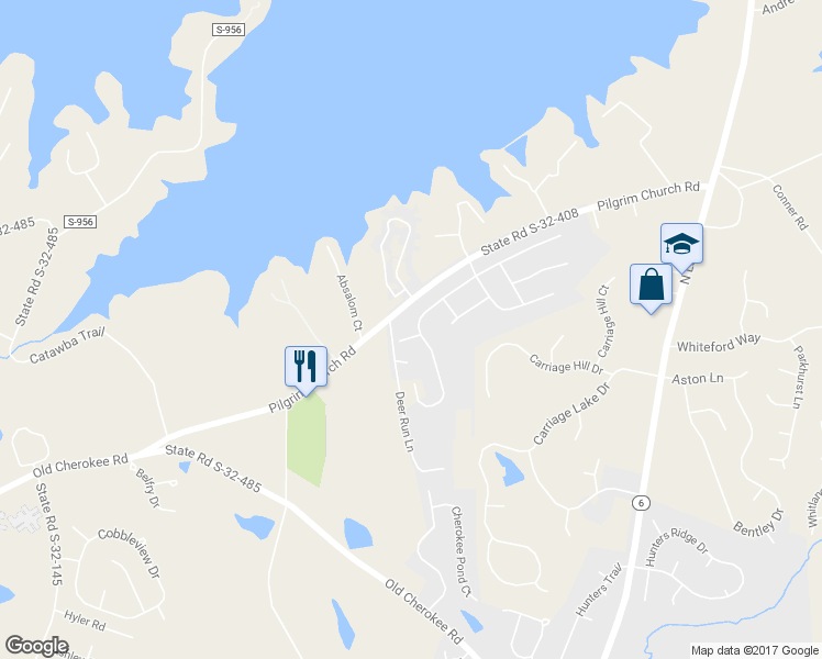 map of restaurants, bars, coffee shops, grocery stores, and more near 428 Plymouth Pass Drive in Lexington