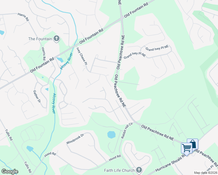 map of restaurants, bars, coffee shops, grocery stores, and more near 904 Ivey Chase Place in Dacula