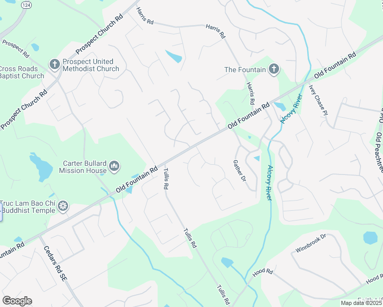 map of restaurants, bars, coffee shops, grocery stores, and more near 1842 Fontana Lane in Lawrenceville