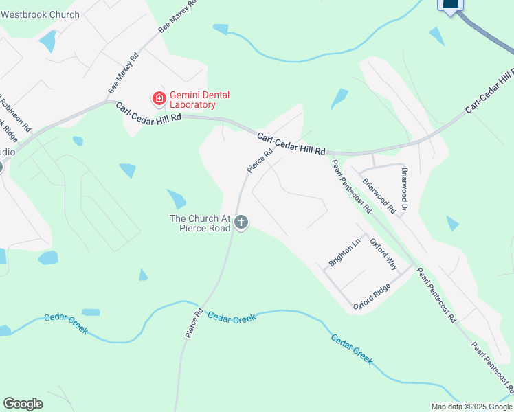 map of restaurants, bars, coffee shops, grocery stores, and more near 469 Cedar Trail in Winder