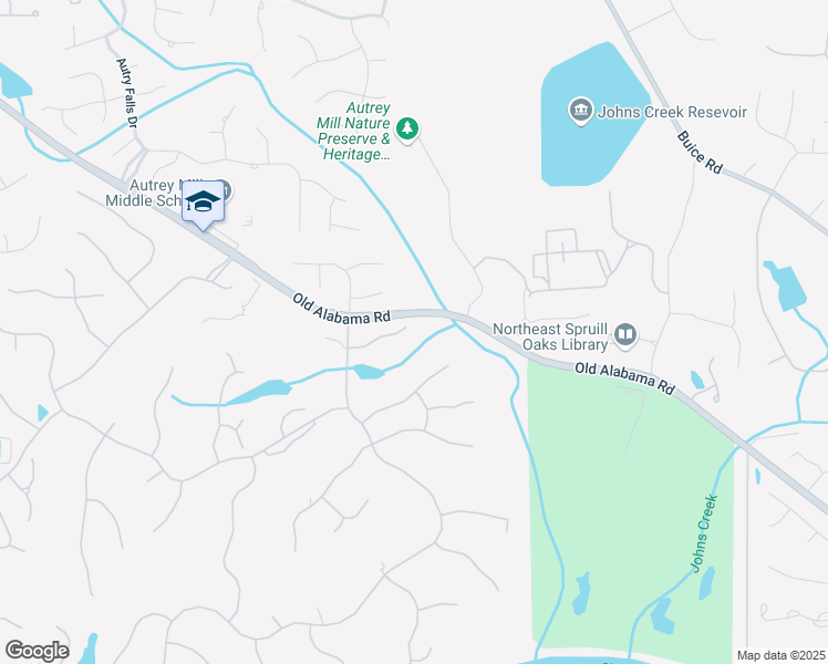 map of restaurants, bars, coffee shops, grocery stores, and more near 120 Dover Cliff Way in Alpharetta