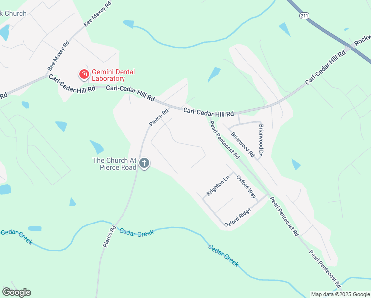 map of restaurants, bars, coffee shops, grocery stores, and more near 466 Cedar Ridge Drive in Winder