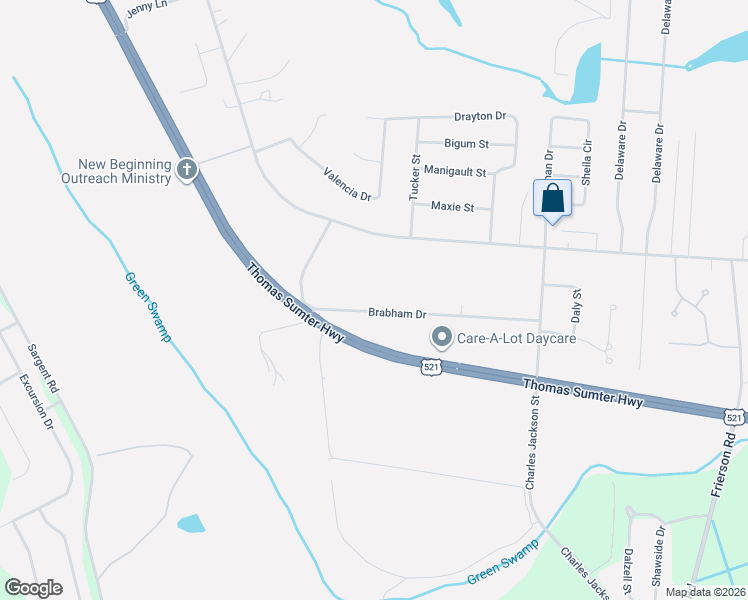map of restaurants, bars, coffee shops, grocery stores, and more near 4325 Brabham Drive in Dalzell