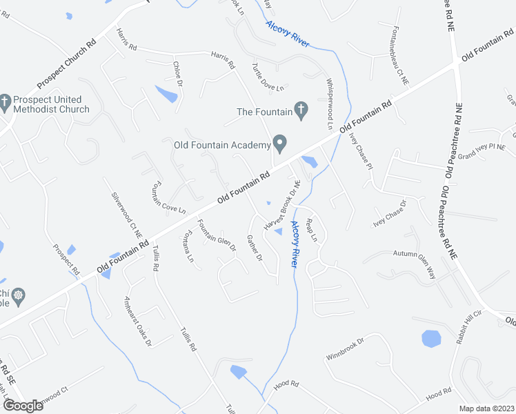 map of restaurants, bars, coffee shops, grocery stores, and more near 1125 Harvest Brook Way in Lawrenceville