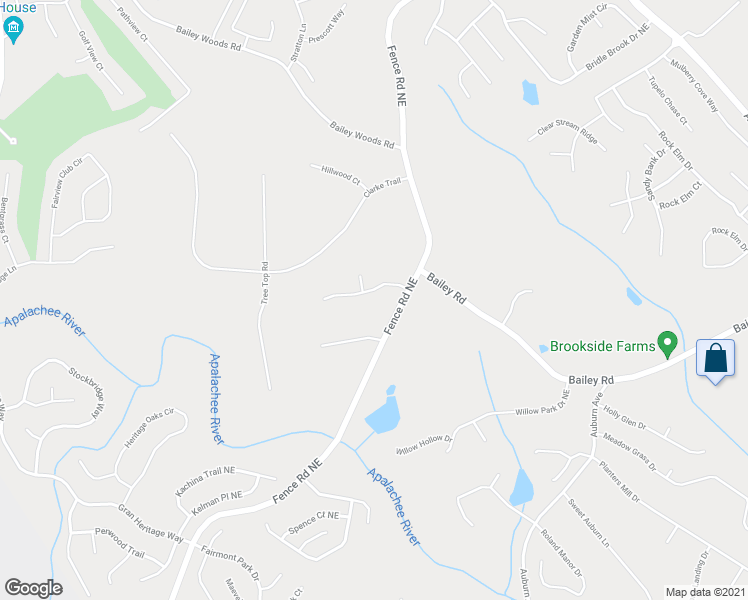 map of restaurants, bars, coffee shops, grocery stores, and more near 550 Heritage Woods Drive Northeast in Dacula