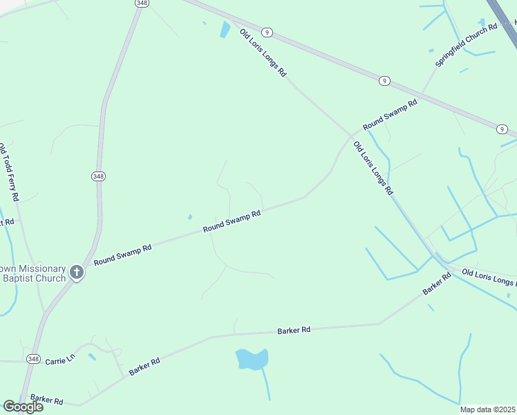 map of restaurants, bars, coffee shops, grocery stores, and more near 479 Phillips Lane in Loris