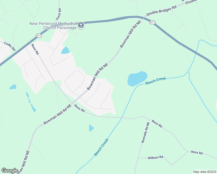 map of restaurants, bars, coffee shops, grocery stores, and more near 216 Ballast Trail in Winder
