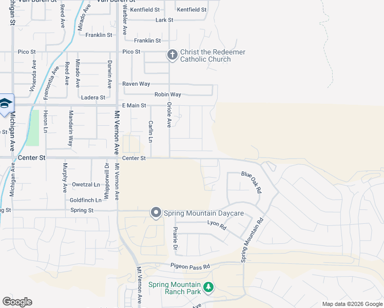map of restaurants, bars, coffee shops, grocery stores, and more near 20335 Canaan Circle in Riverside