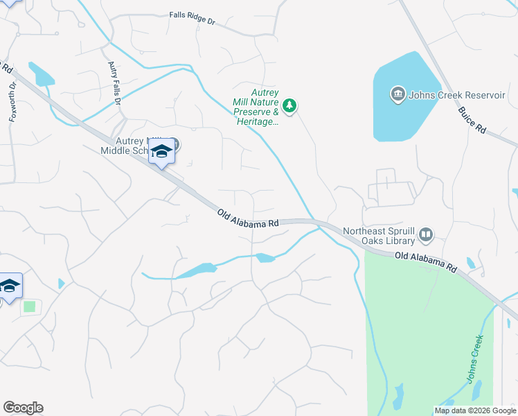 map of restaurants, bars, coffee shops, grocery stores, and more near 700 Mill Cir in Alpharetta