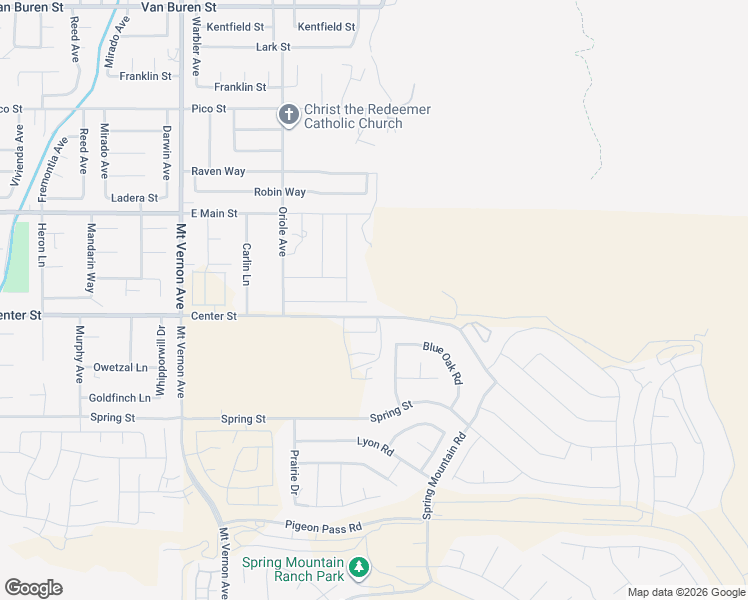 map of restaurants, bars, coffee shops, grocery stores, and more near 20419 Canaan Circle in Riverside