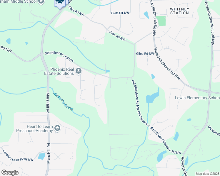 map of restaurants, bars, coffee shops, grocery stores, and more near 4781 Old Stilesboro Road Northwest in Acworth