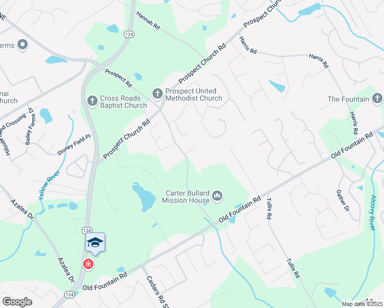 map of restaurants, bars, coffee shops, grocery stores, and more near 1511 Arica Avenue in Lawrenceville