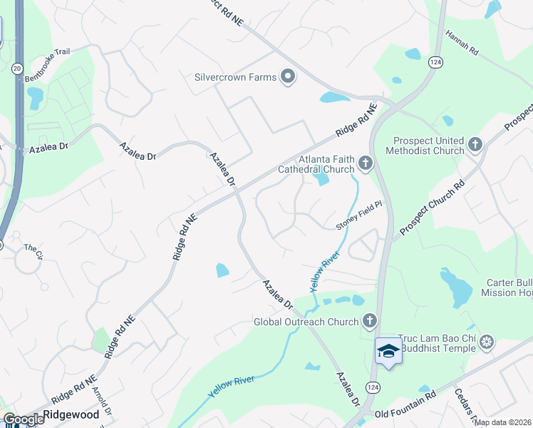 map of restaurants, bars, coffee shops, grocery stores, and more near 1731 Hillside Bend Crossing in Lawrenceville