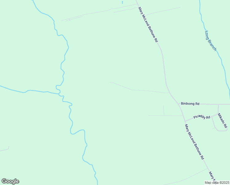 map of restaurants, bars, coffee shops, grocery stores, and more near 990 Doctor Mary McLeod Bethune Road in Mayesville