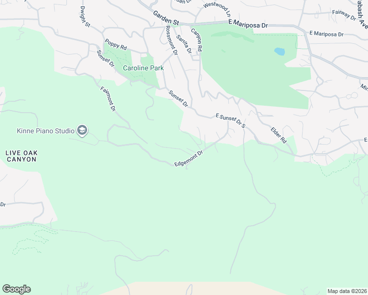 map of restaurants, bars, coffee shops, grocery stores, and more near 212 Edgemont Drive in Redlands