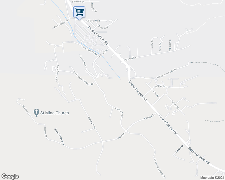 map of restaurants, bars, coffee shops, grocery stores, and more near 7110 Luane Trail in Colton