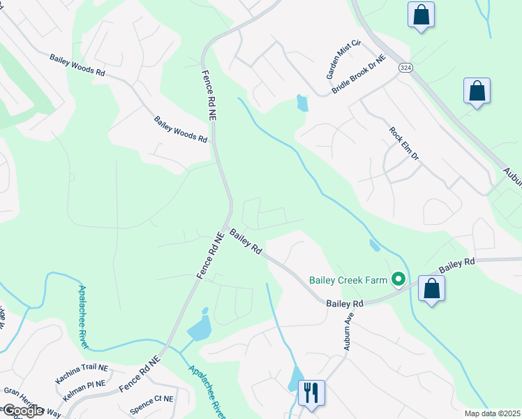 map of restaurants, bars, coffee shops, grocery stores, and more near in Dacula