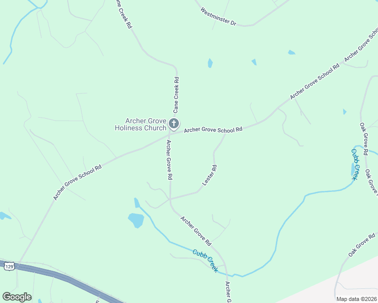 map of restaurants, bars, coffee shops, grocery stores, and more near 312 Lester Road in Athens