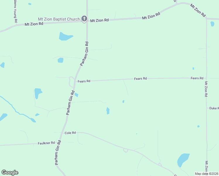 map of restaurants, bars, coffee shops, grocery stores, and more near 60018 Fears Road in Amory