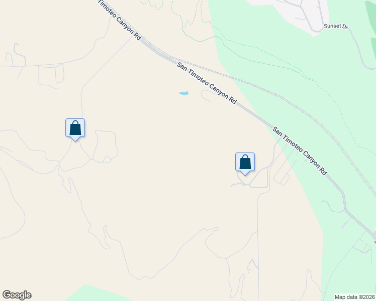 map of restaurants, bars, coffee shops, grocery stores, and more near 2101 San Timoteo Canyon Road in Redlands