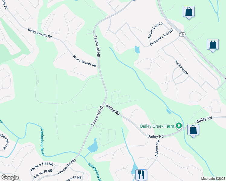 map of restaurants, bars, coffee shops, grocery stores, and more near 412 Apperson Drive in Auburn