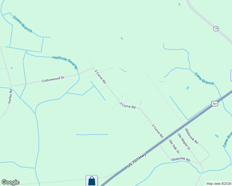 map of restaurants, bars, coffee shops, grocery stores, and more near 364 3 Curve Road in Loris