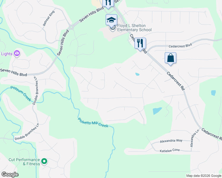 map of restaurants, bars, coffee shops, grocery stores, and more near 724 Bent Leaf Drive in Dallas