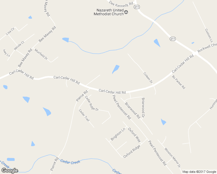 map of restaurants, bars, coffee shops, grocery stores, and more near 514 Carl-Cedar Hill Road in Winder