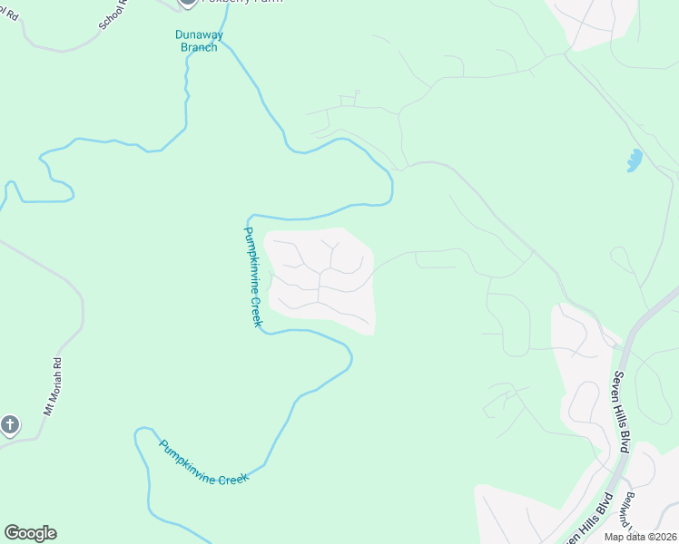 map of restaurants, bars, coffee shops, grocery stores, and more near Oakley Way in Dallas