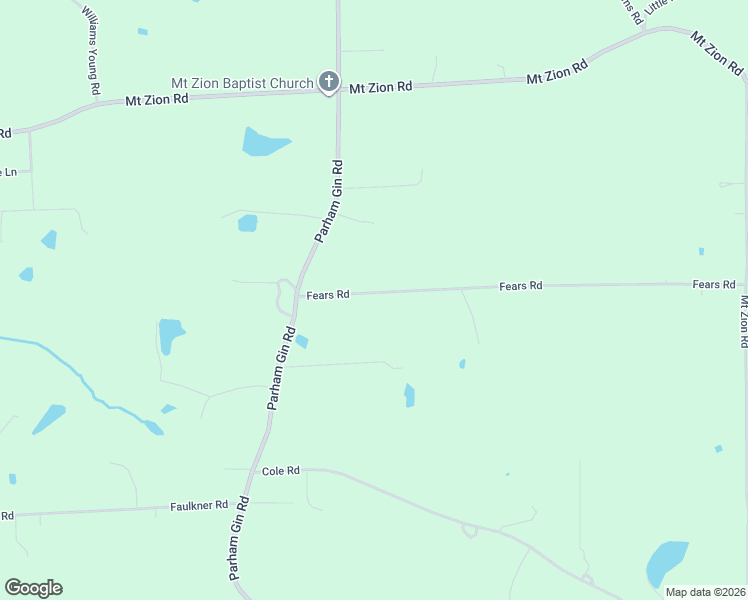 map of restaurants, bars, coffee shops, grocery stores, and more near 60018 Fears Road in Amory