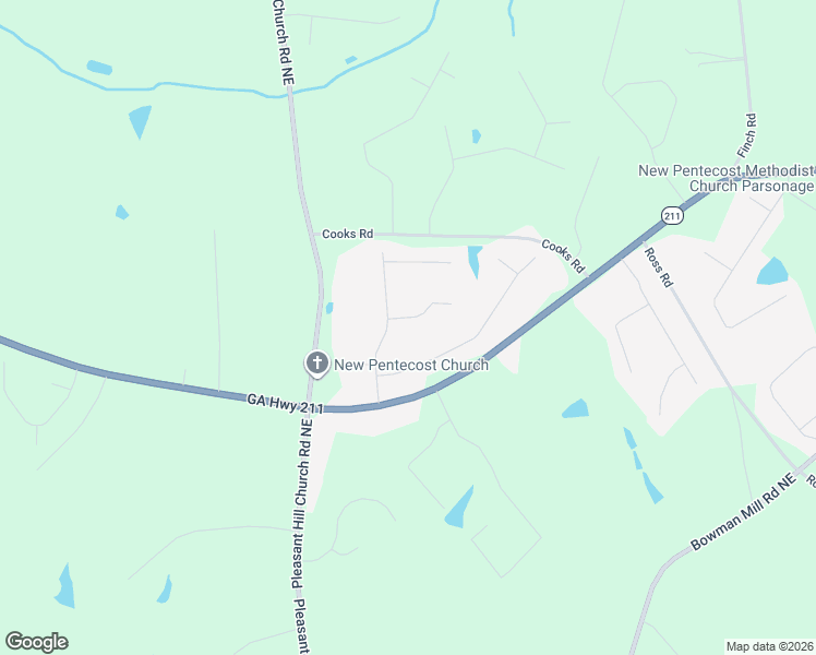 map of restaurants, bars, coffee shops, grocery stores, and more near 1003 Brynn Drive in Winder