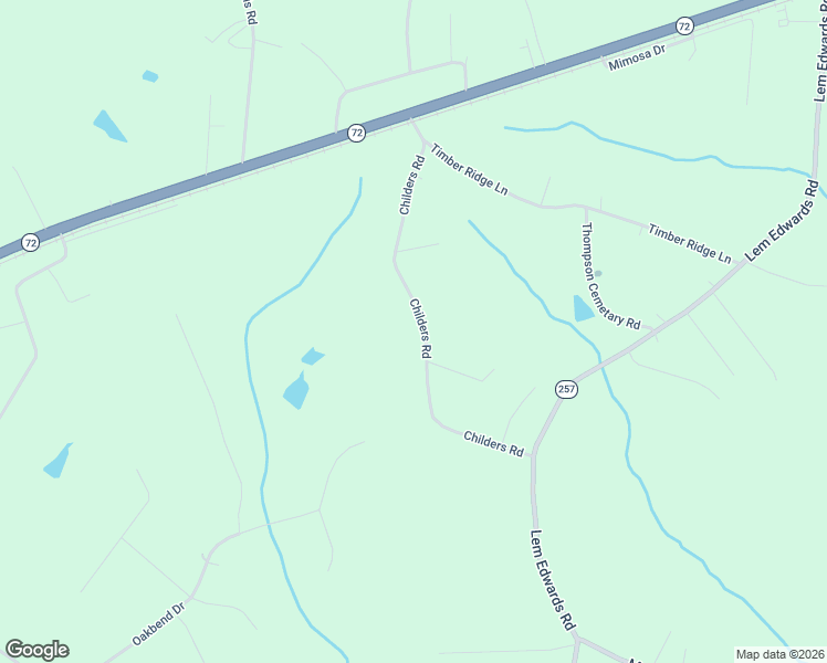 map of restaurants, bars, coffee shops, grocery stores, and more near 440 Childers Road in Colbert