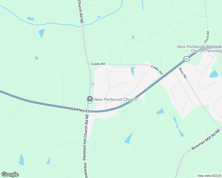 map of restaurants, bars, coffee shops, grocery stores, and more near 1003 Brynn Drive in Winder