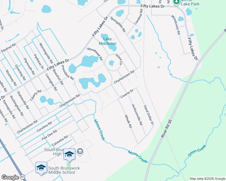 map of restaurants, bars, coffee shops, grocery stores, and more near 1264 Madison Road in Southport
