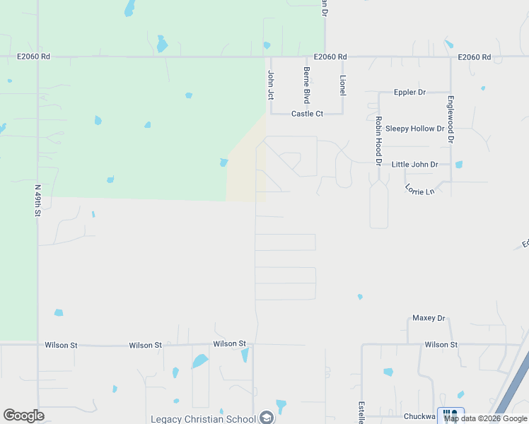 map of restaurants, bars, coffee shops, grocery stores, and more near 3616 Lazy Lane in Durant