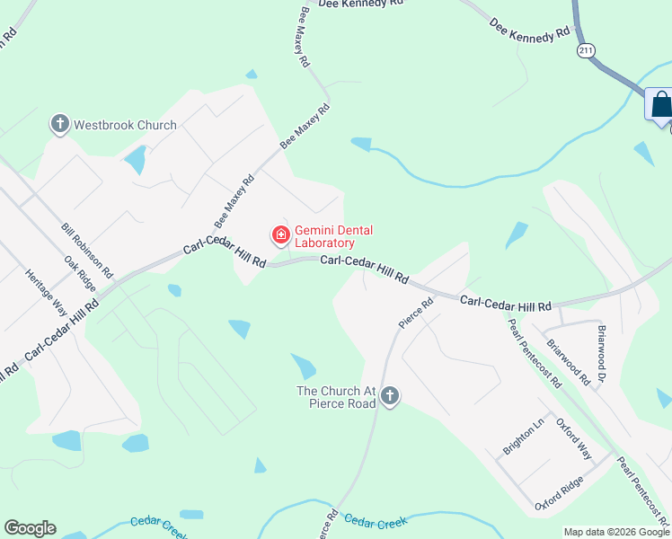 map of restaurants, bars, coffee shops, grocery stores, and more near 411 Carl-Cedar Hill Road in Winder