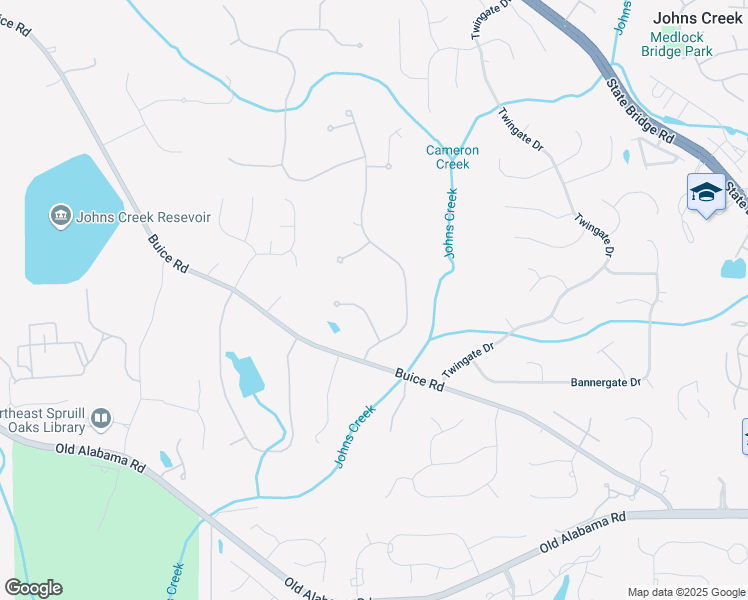 map of restaurants, bars, coffee shops, grocery stores, and more near 211 Black Kettle Road in Alpharetta