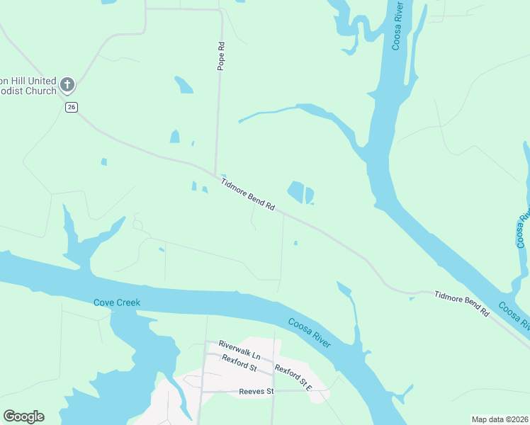 map of restaurants, bars, coffee shops, grocery stores, and more near 3720 Tidmore Bend Road in Gadsden