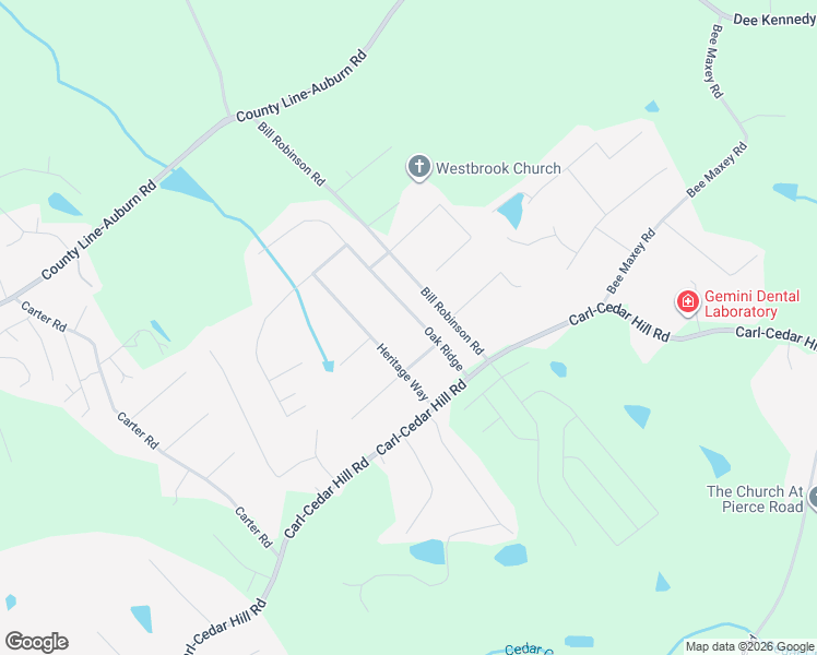 map of restaurants, bars, coffee shops, grocery stores, and more near 286 Oak Ridge in Auburn