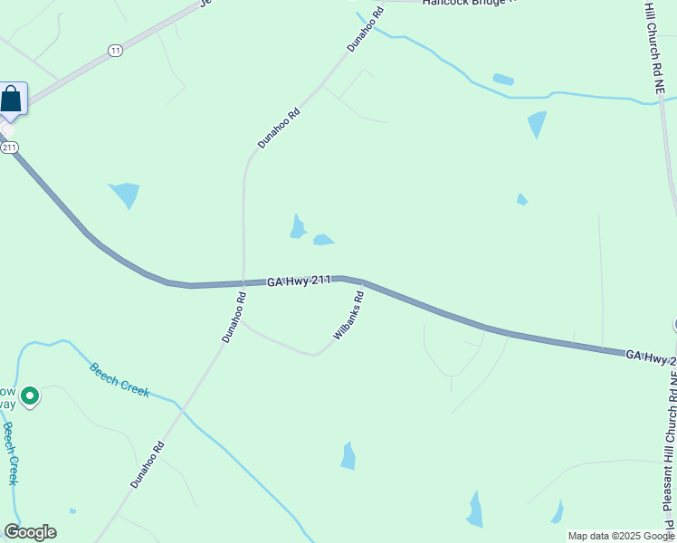 map of restaurants, bars, coffee shops, grocery stores, and more near 836 Georgia Highway 211 in Winder