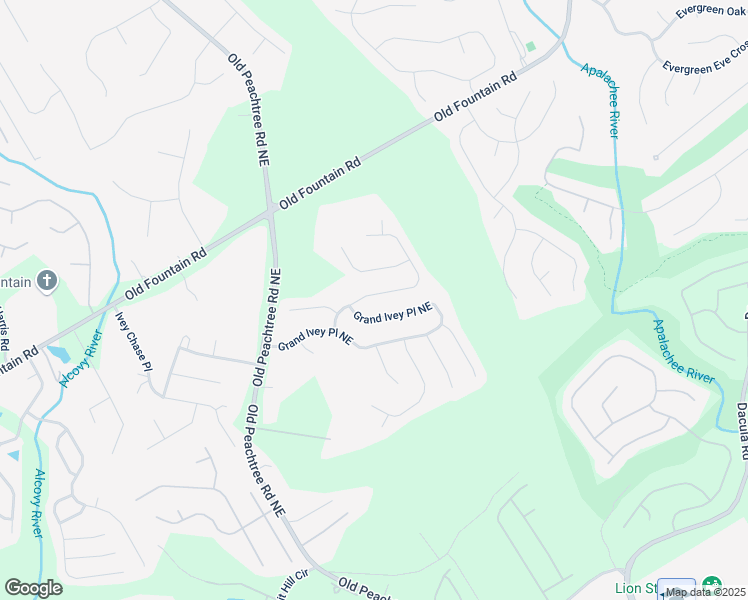 map of restaurants, bars, coffee shops, grocery stores, and more near 535 Cape Ivey Drive in Dacula