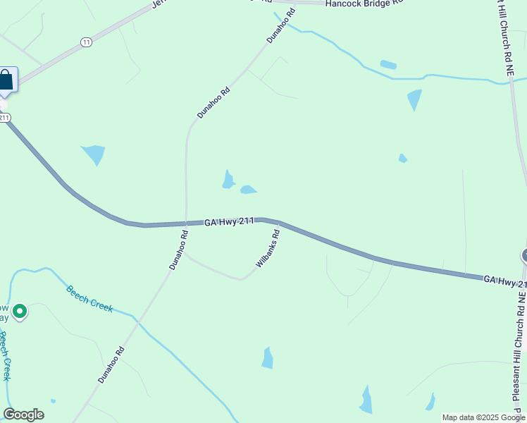 map of restaurants, bars, coffee shops, grocery stores, and more near 836 Georgia Highway 211 in Winder