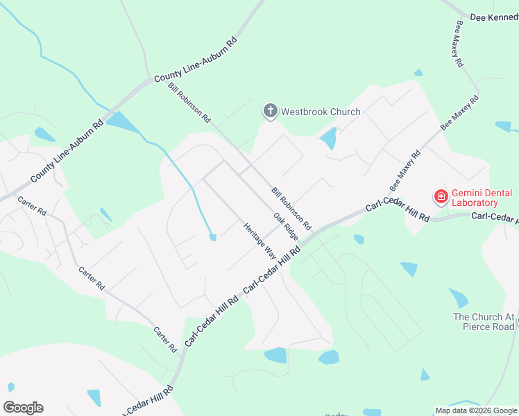 map of restaurants, bars, coffee shops, grocery stores, and more near 286 Oak Ridge in Auburn